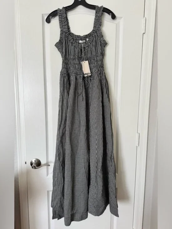 Doen Emmaretta Dress in La Maddalena Gingham Size XS NWT - Picture 5 of 9